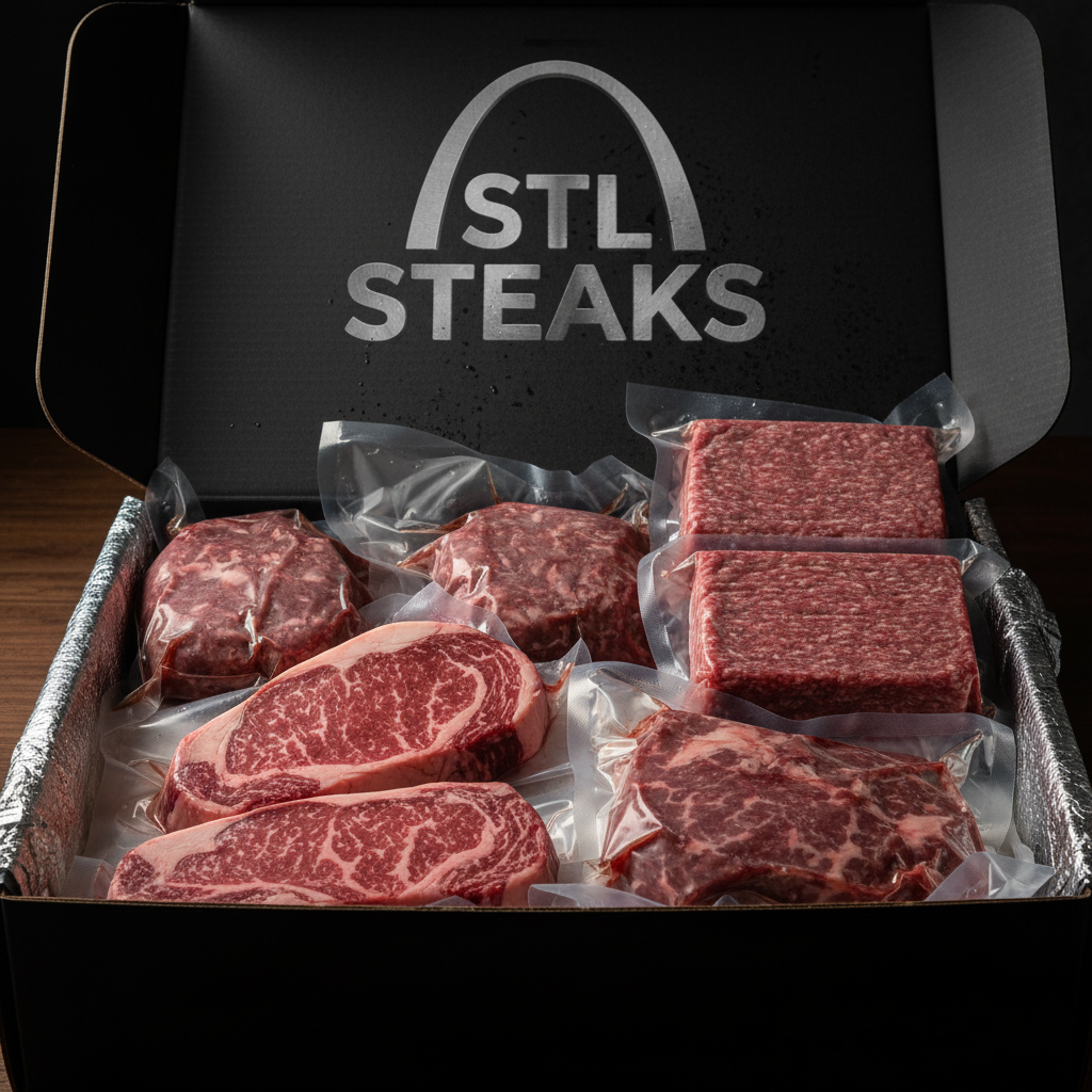 The Daily Driver - subscription beef box with ribeye, sirloin, steak tips and ground beef
